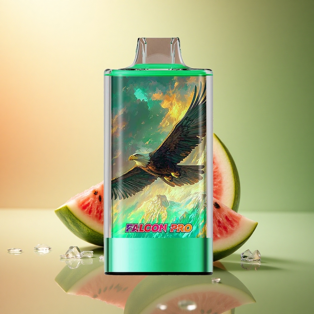 JNR Falcon Pro 28000 كيوي بطيخ جليد مع 5% نيكوتين و 950 ميلي أمبير ساعة