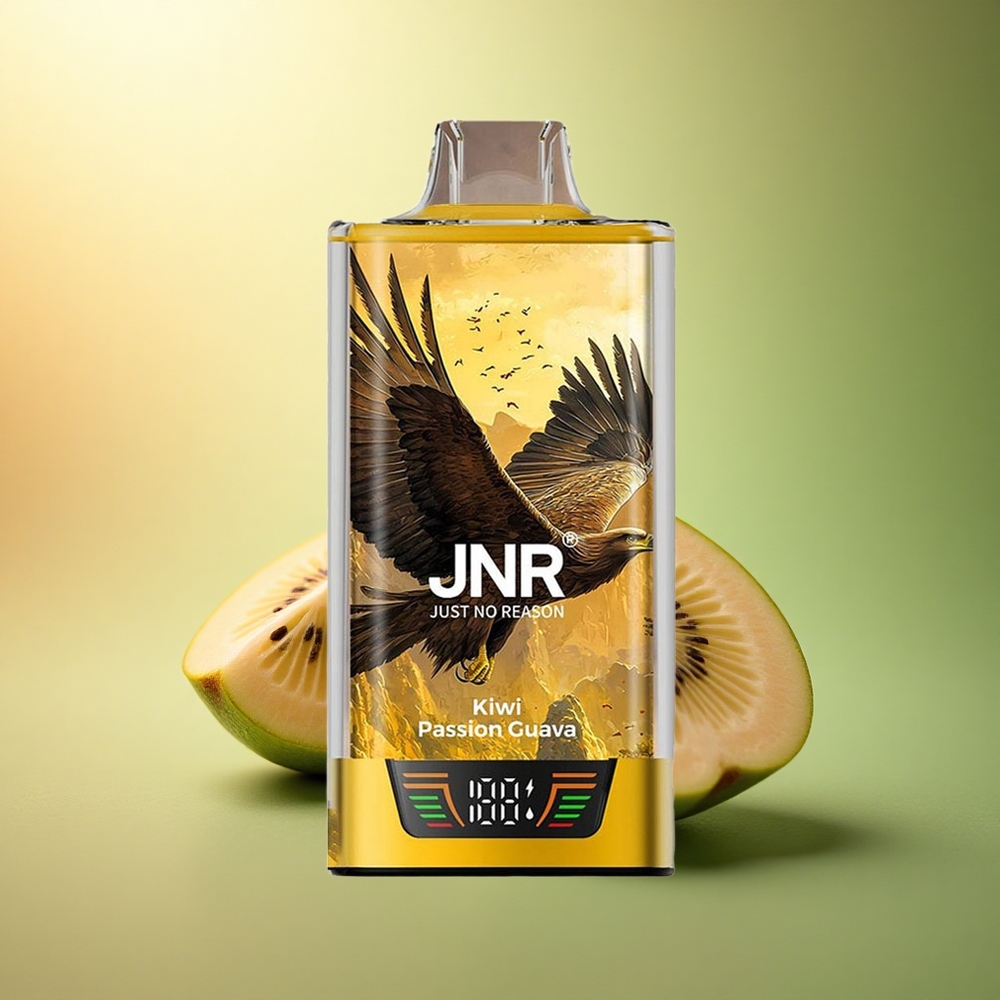 JNR Falcon Pro 28000 جوافة كيوي شغف مع شاشة ذكية وشحن USB Type-C