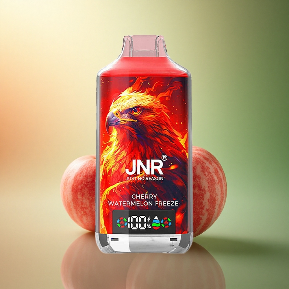 JNR Falcon X 18000 عصير البطيخ الكرز المثلج ببطارية 750 مللي أمبير وشحن سريع من النوع C