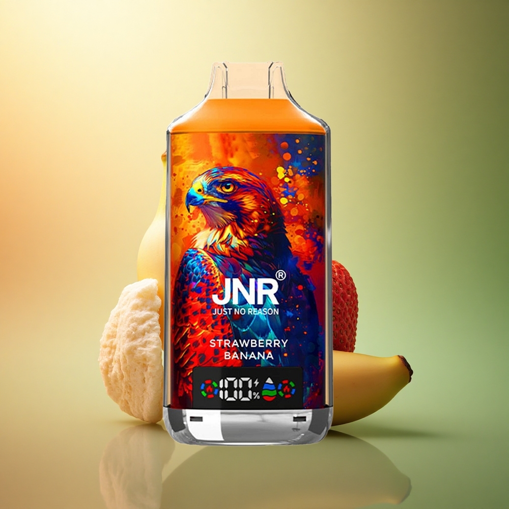 JNR Falcon X 18000 فراولة موز مع شحن سريع نوع سي وبطارية 750 مللي أمبير