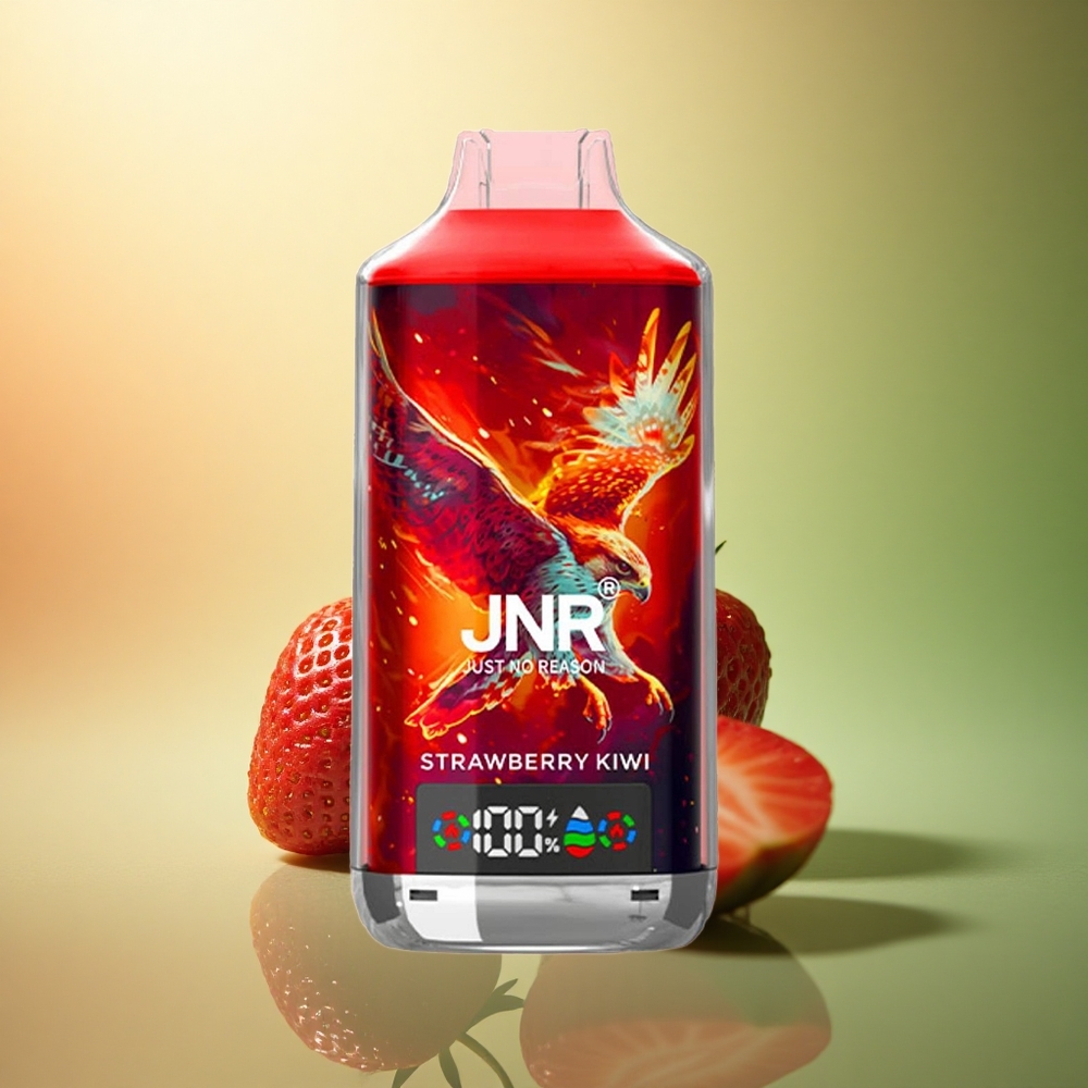 JNR Falcon X 18000 فراولة كيوي 750mAh 24ml ثنائي الملف الرقمي