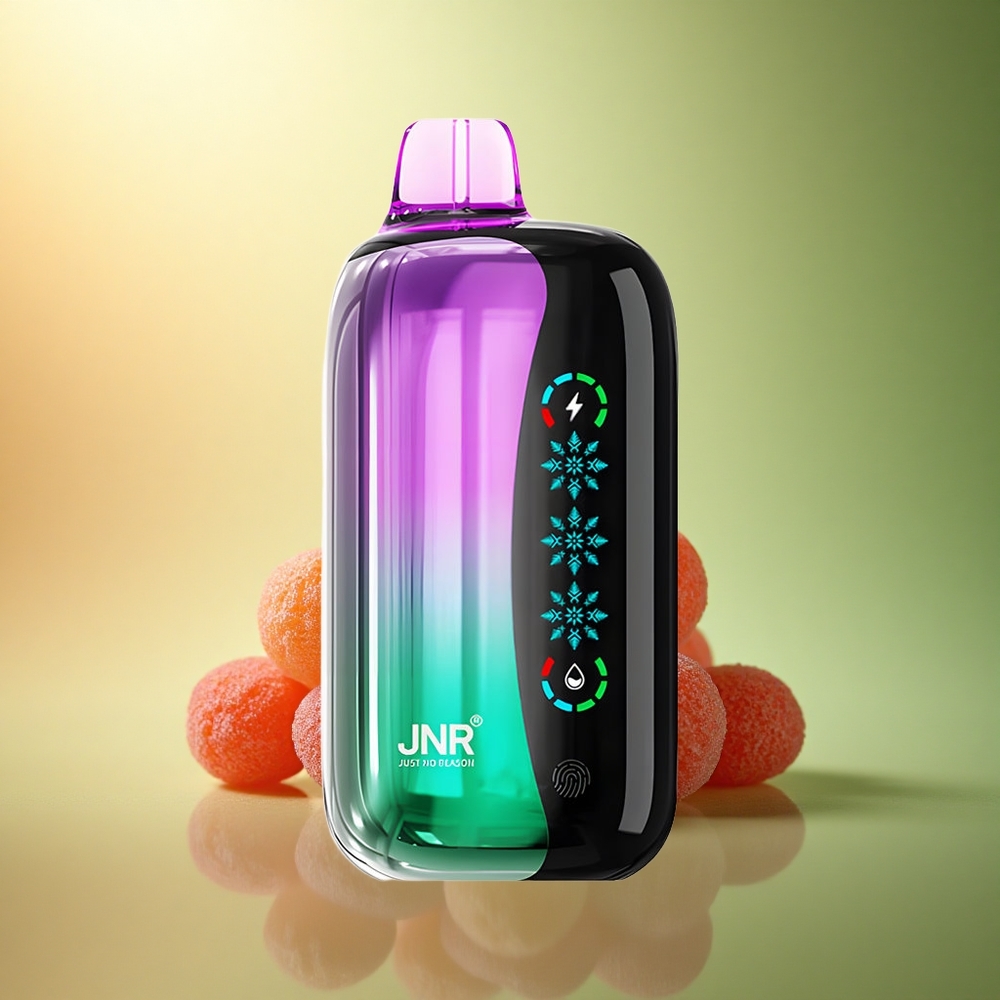 JNR Flex Ice 21000 حلوى الكرز الحامض مع شاشة لمس ونسبة نيكوتين 5%