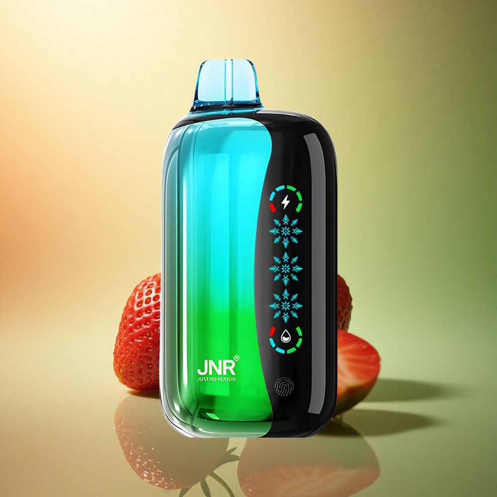 JNR Flex Ice 21000 فراولة كيوي جليد قابل للتعديل مع نيكوتين 5% وشاشة لمس