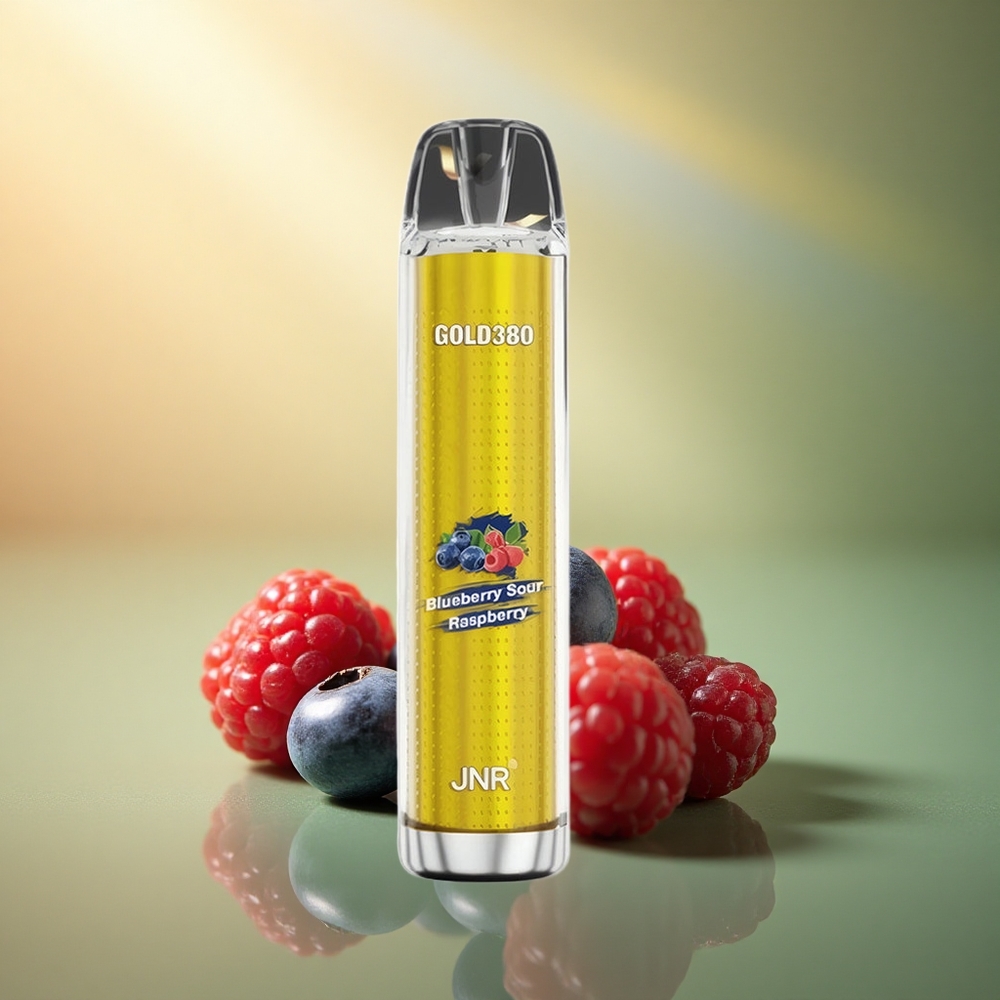 JNR Gold380 6000 العليقة الحامضة بالتوت الأزرق مع سعة بطارية 1500 مللي أمبير وسعة سائل 13 مل