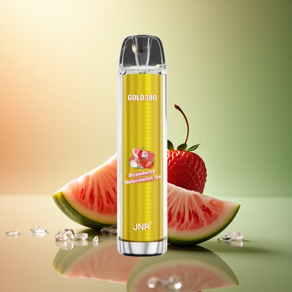 JNR Gold380 6000 فراولة بطيخ مثلج 1500 ملي أمبير 13 مل بدون نيكوتين