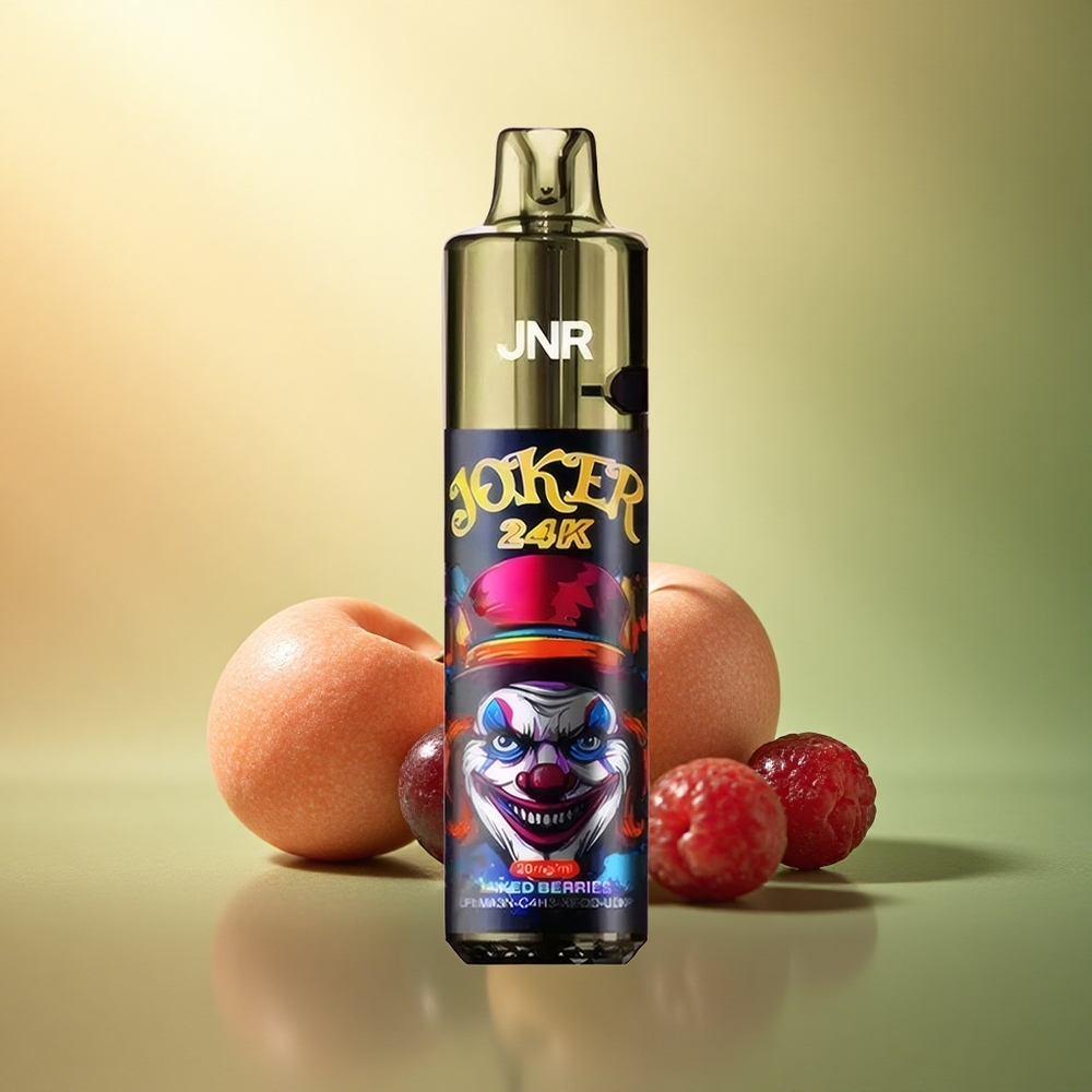 JNR Joker 24K توت مختلط مع 2% نيكوتين وبطارية 800 مللي أمبير
