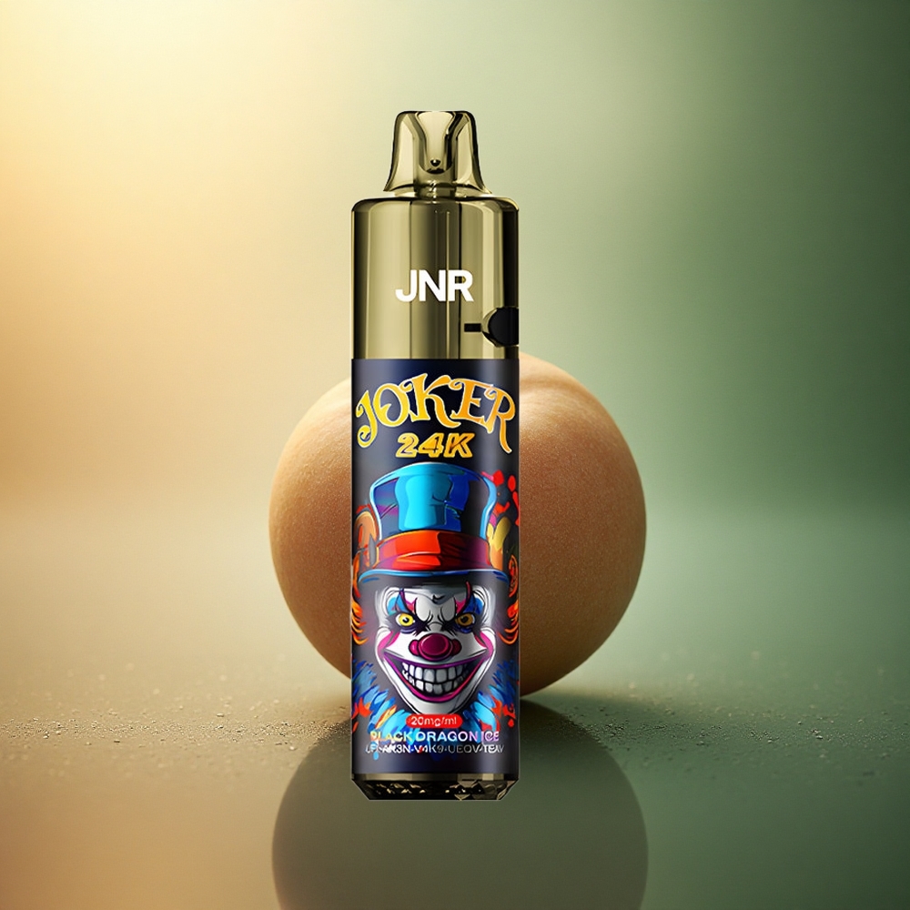 JNR Joker 24K التنين الأسود الجليد - بطارية 800 مللي أمبير - محتوى نيكوتين 2٪