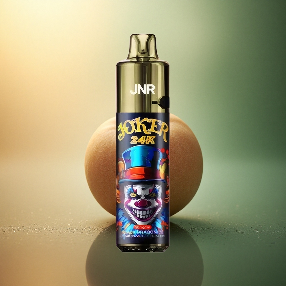 JNR Joker 24K التنين الأسود الجليد - بطارية 800 مللي أمبير - محتوى نيكوتين 2٪