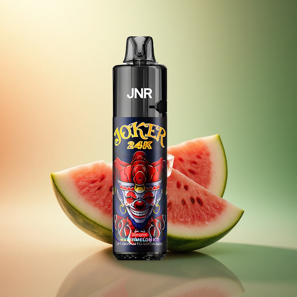 JNR Joker 24K بطيخ مثلج مع بطارية 800 مللي أمبير ومحتوى نيكوتين 2%