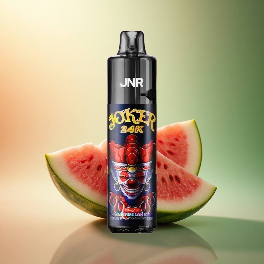 JNR Joker 24K بطيخ مثلج مع بطارية 800 مللي أمبير ومحتوى نيكوتين 2%