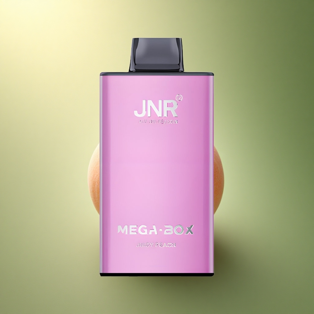 JNR Mega Box 25000 عصير الخوخ 30مل نوع-سي 2% نيكوتين