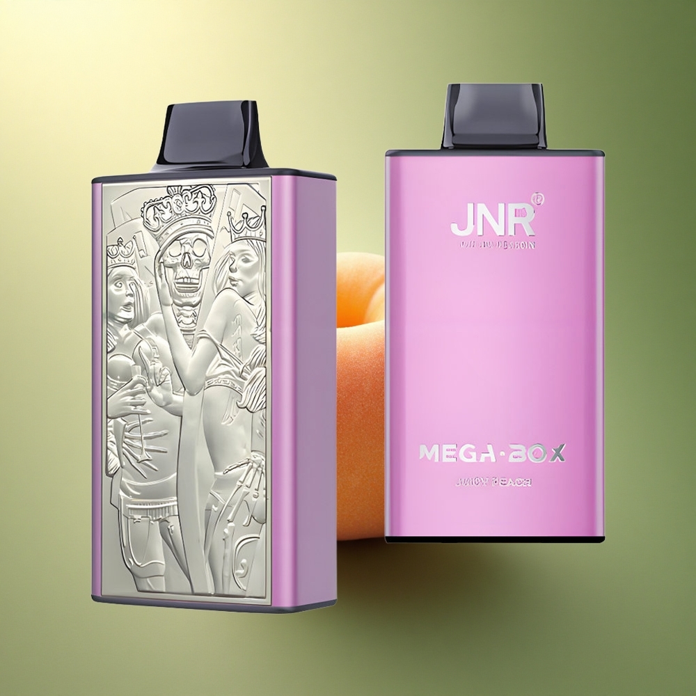 JNR Mega Box 25000 عصير الخوخ 30مل نوع-سي 2% نيكوتين