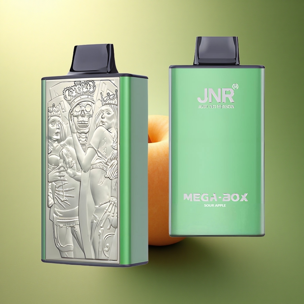 JNR Mega Box 25000 تفاح حامض 30مل 850مللي أمبير