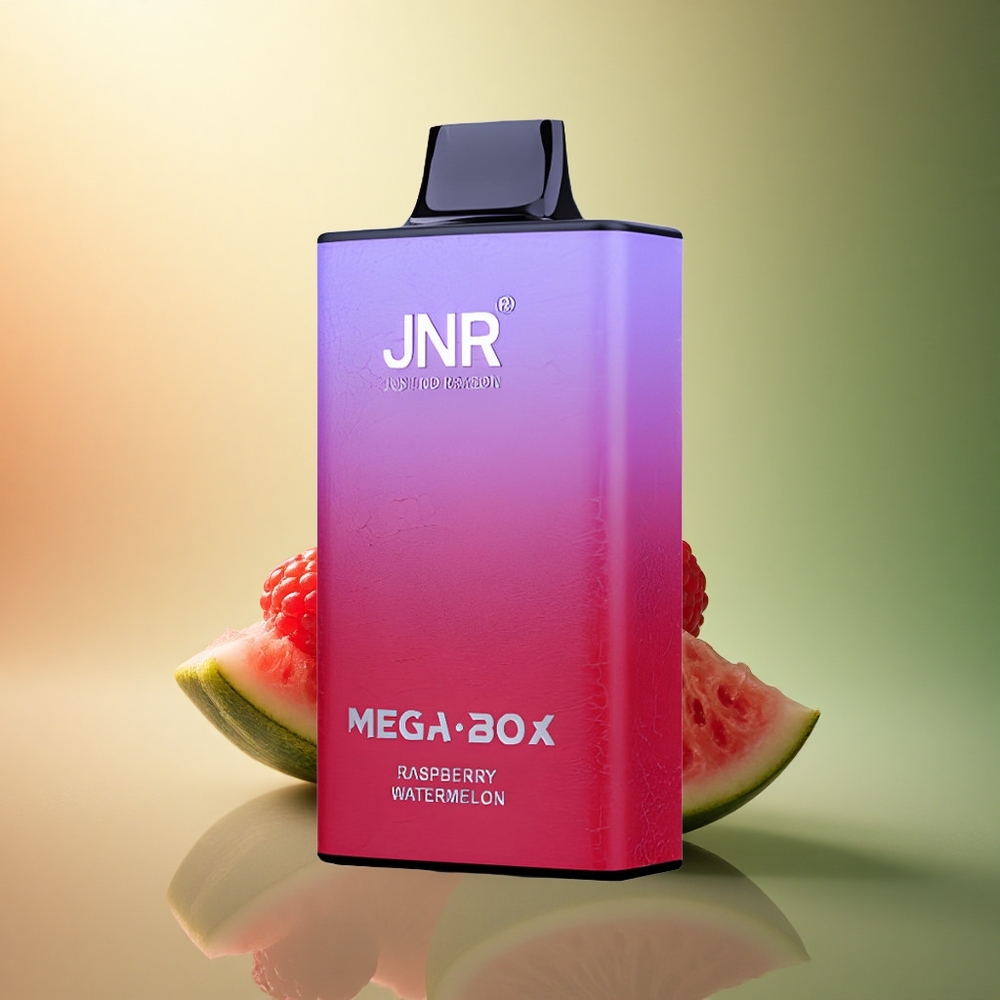 JNR Mega Box 25000 توت العليق البطيخ مع سعة بطارية 850 مللي أمبير وسعة سائل إلكتروني 30 مل