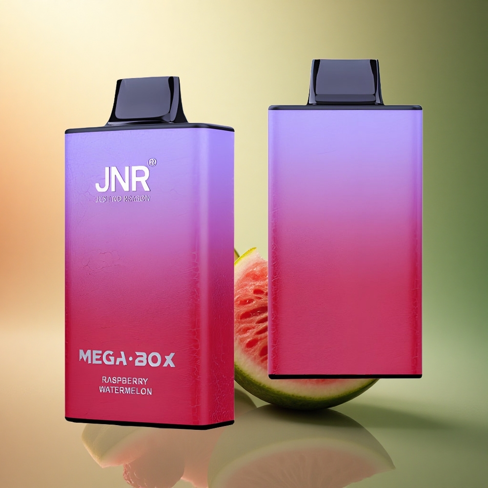JNR Mega Box 25000 توت العليق البطيخ مع سعة بطارية 850 مللي أمبير وسعة سائل إلكتروني 30 مل
