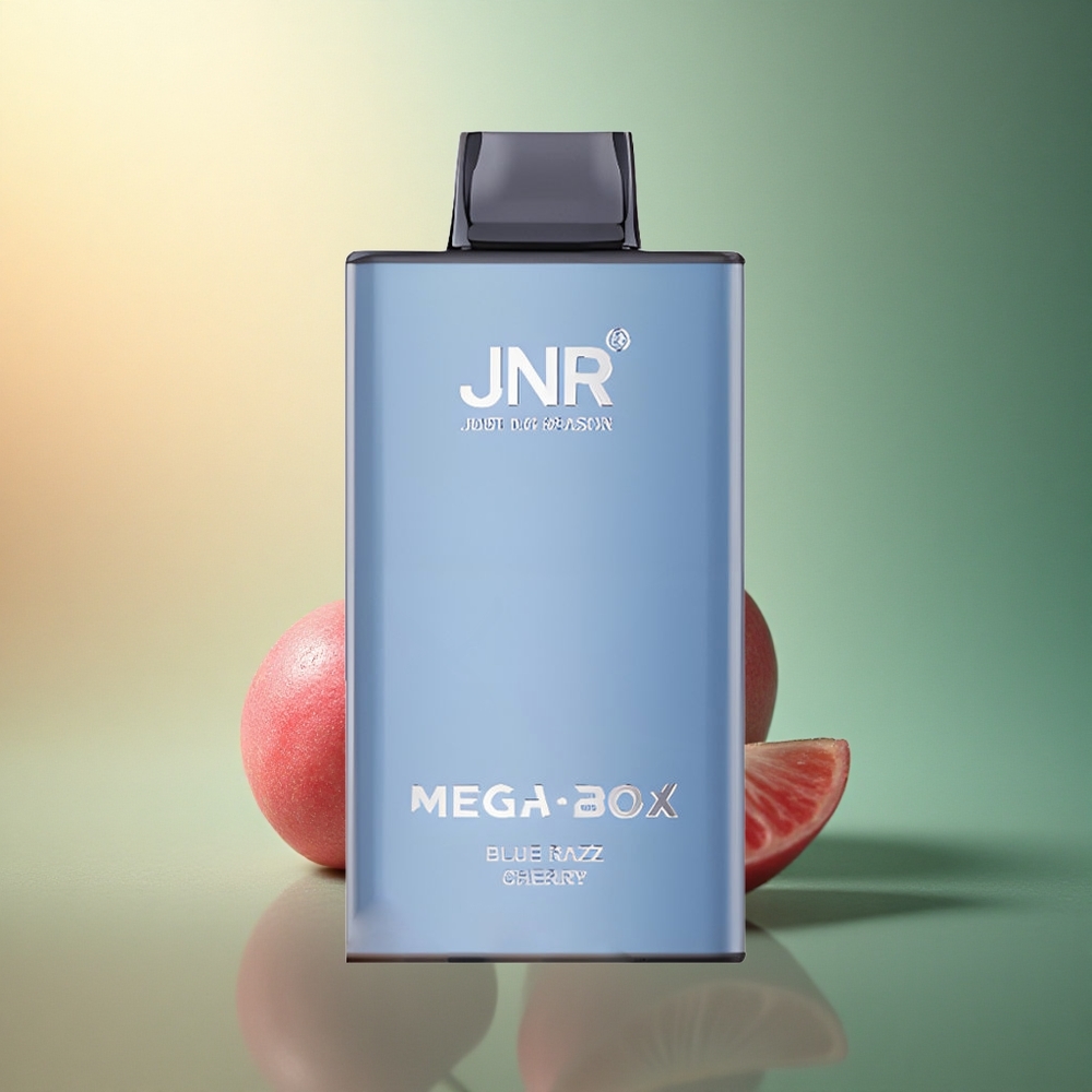 JNR Mega Box 25000 الكريز الأزرق مع سعة بطارية 850 مللي أمبير وسعة سائل إلكتروني 30 مل