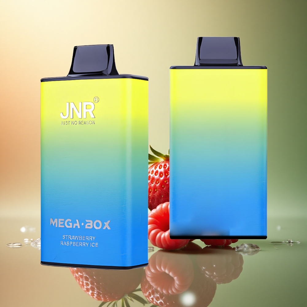 JNR Mega Box 25000 فراولة توت الثلج مع سعة بطارية 850 مللي أمبير وسعة سائل إلكتروني 30 مل