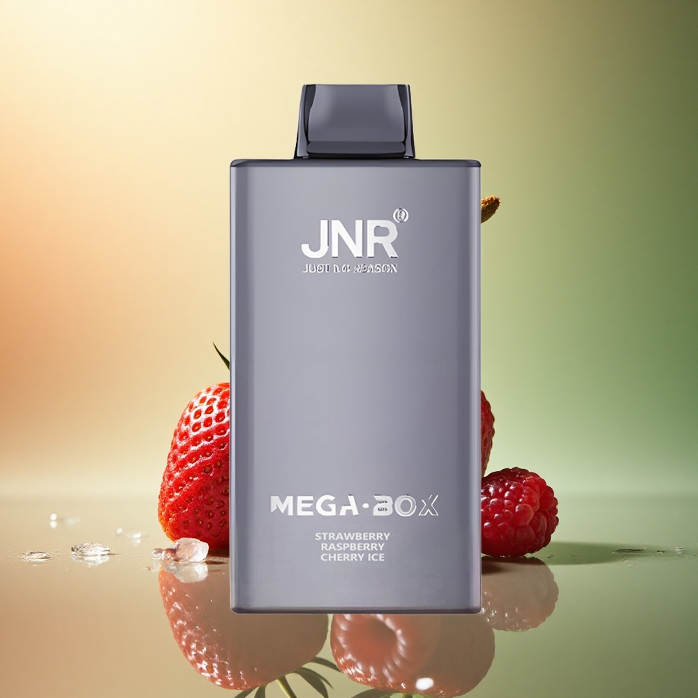 JNR Mega Box 25000 فراولة توت عُلّيق كرز مثلج بشحن سريع نوع-C وبطارية 850mAh