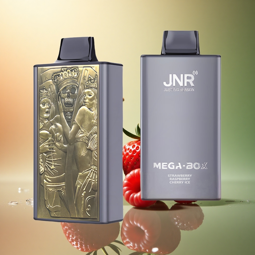 JNR Mega Box 25000 فراولة توت عُلّيق كرز مثلج بشحن سريع نوع-C وبطارية 850mAh