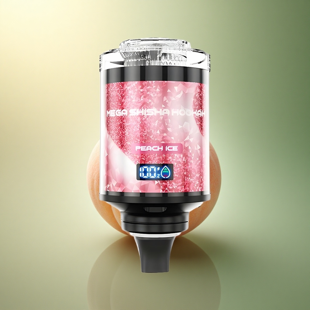 JNR Mega Shisha Hookah 100K خوخ جليدي 2200 مللي أمبير 2% نيكوتين