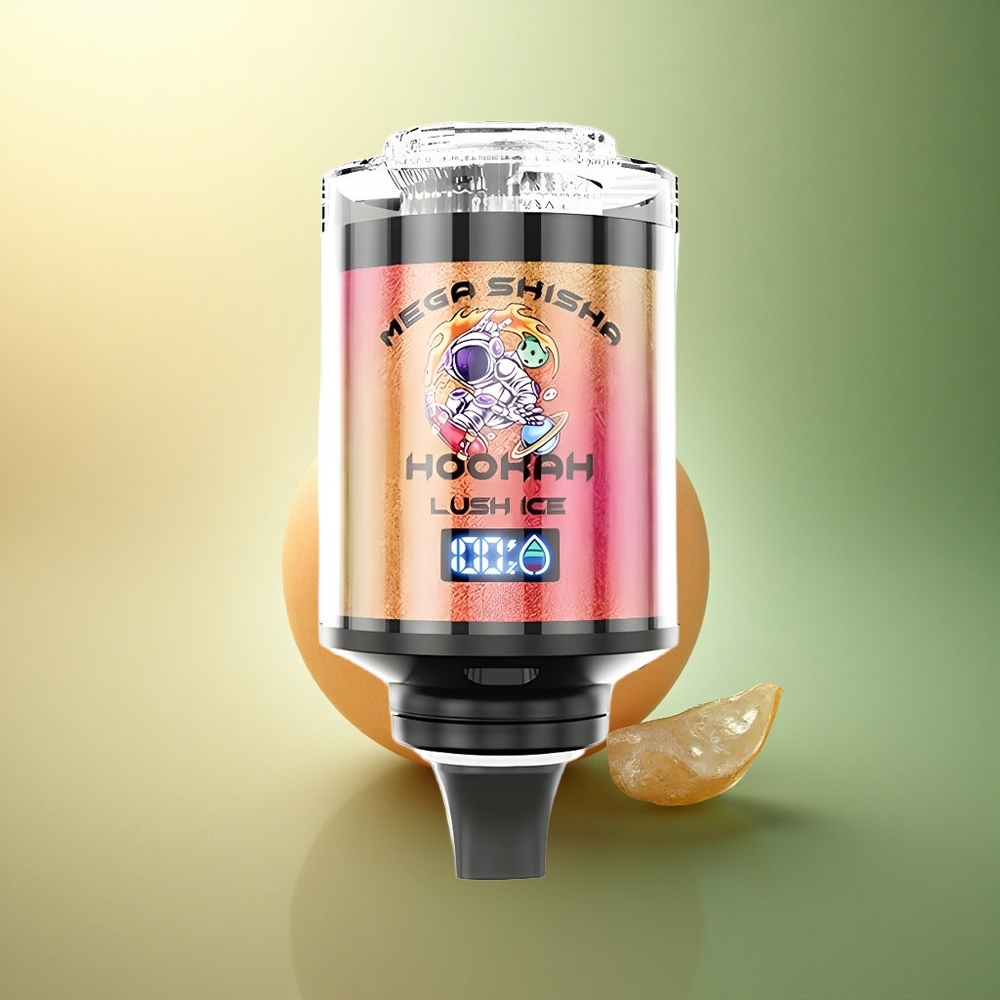 JNR Mega Shisha Hookah 100K لوش آيس ببطارية 2200 مللي أمبير وبقوة نيكوتين 2٪