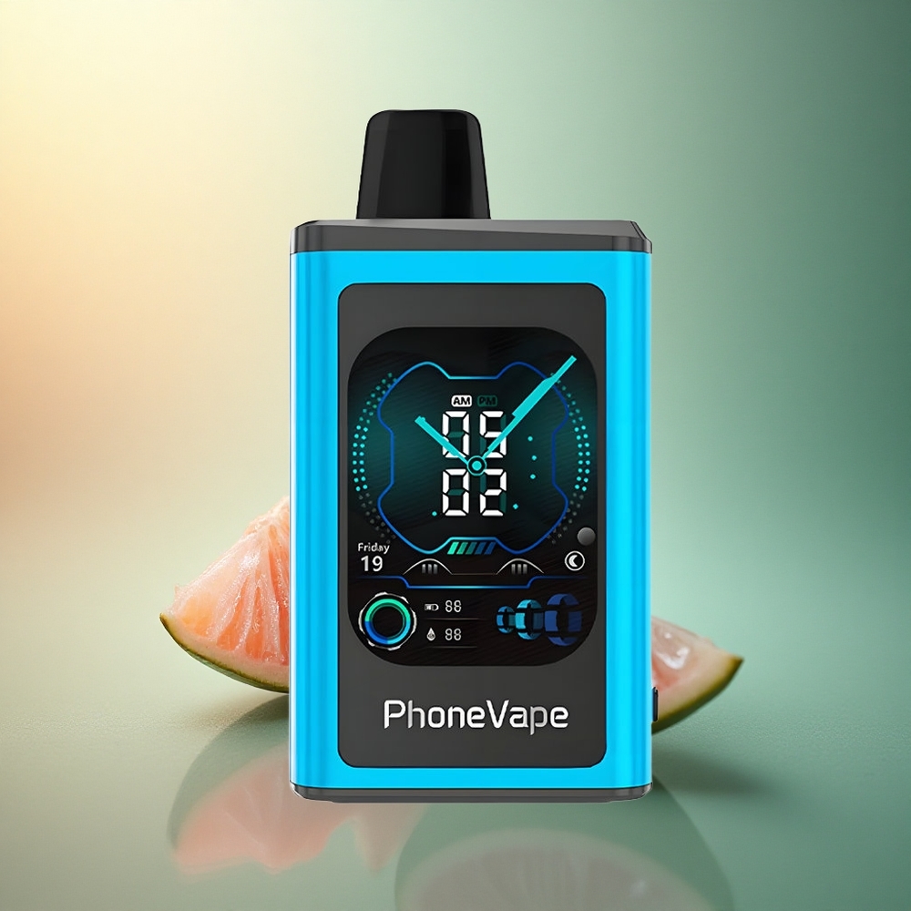 JNR PhoneVape 30000 توت أزرق جليدي مع بطارية 850 مللي أمبير وسيولة هواء قابلة للتعديل