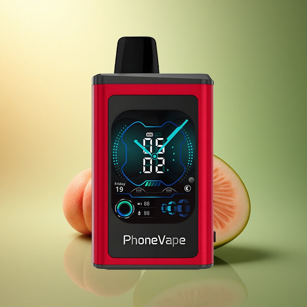 JNR PhoneVape 30000 خوخ مانجو بطيخ مع بطارية 850mAh ونيكوتين 2%،5%