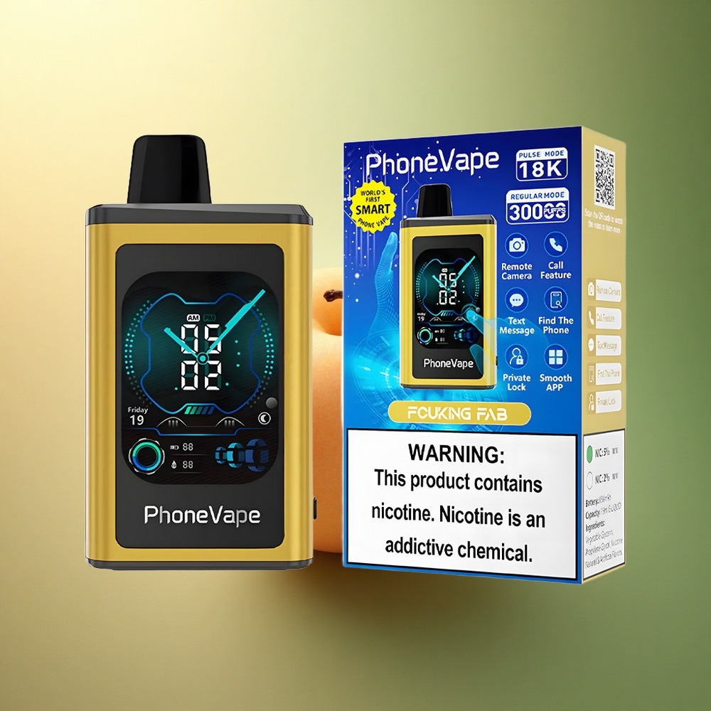 JNR PhoneVape 30000 المتعة الفاحشة مع شحن 850mAh ونسبة نيكوتين 5%