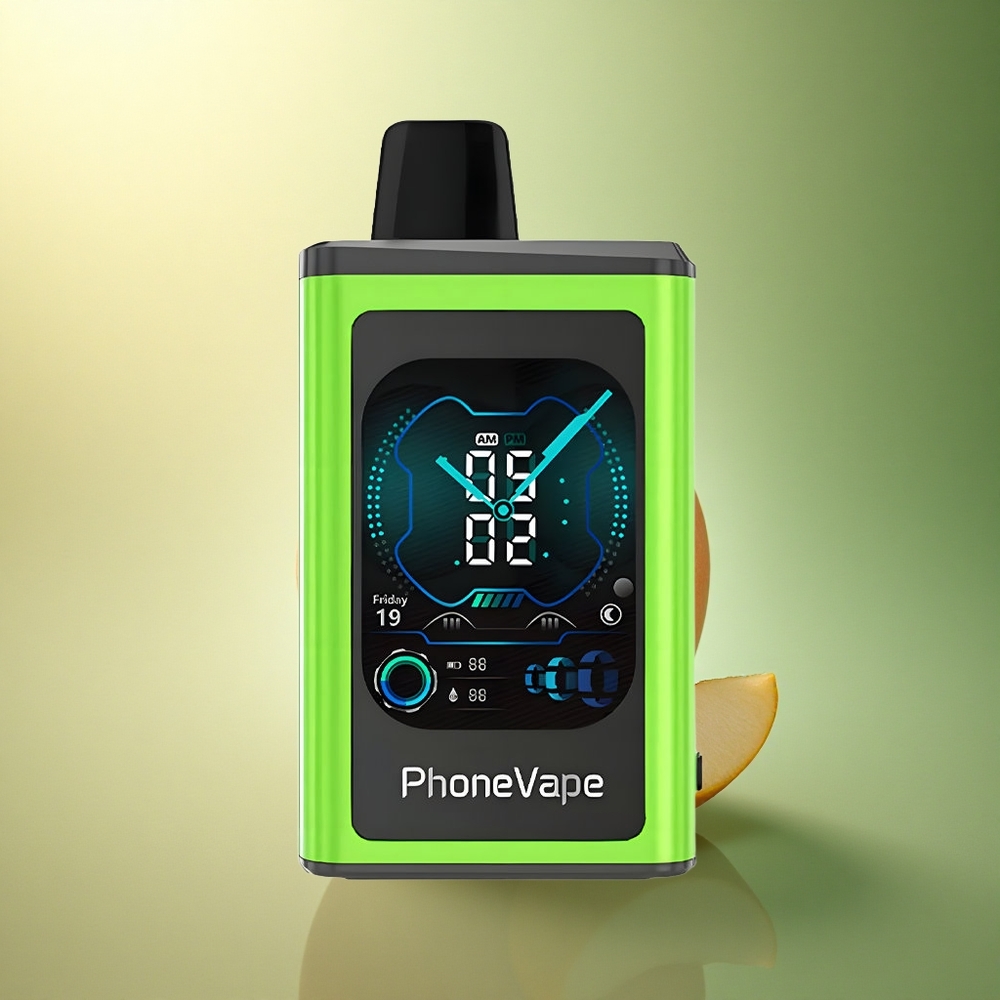 JNR PhoneVape 30000 تفاحة حامضة مثلجة مع بطارية 850mAh ونيكوتين 5%