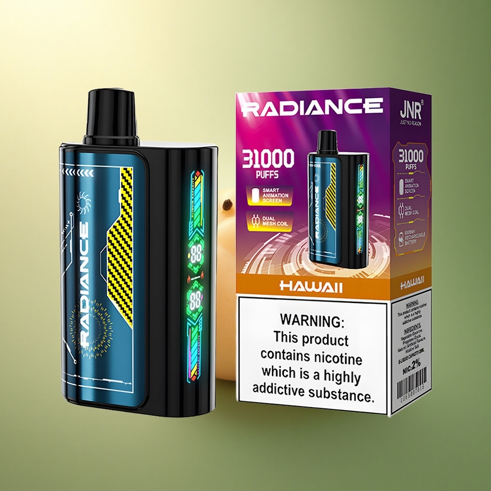 JNR Radiance 31000 هوايي شاشة ذكية 28مل نيكوتين 2%