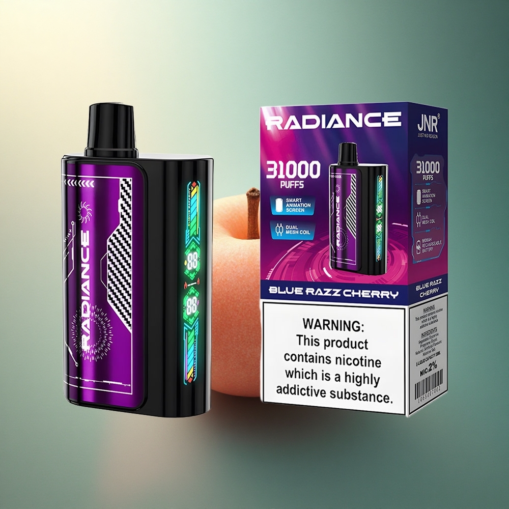 JNR Radiance 31000 أزرق توت الكرز 28مل 950 مللي أمبير 2% نيكوتين
