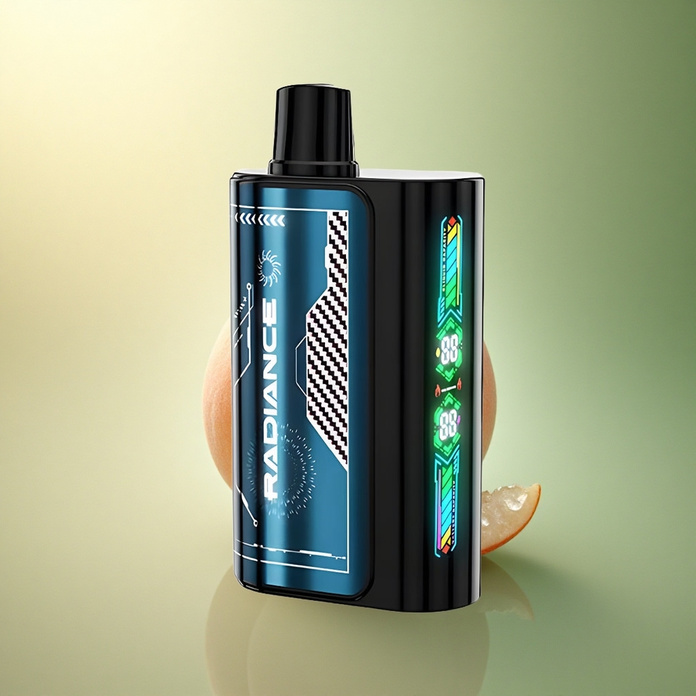 JNR Radiance 31000 آيس كريم الخوخ الصيفي مع شاشة ذكية ونيكوتين 2٪