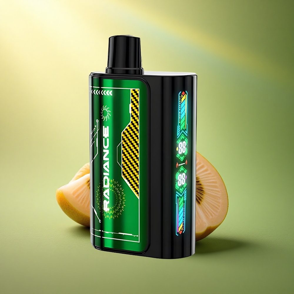 JNR Radiance 31000 فاكهة العاطفة والكيوي مع شاشة ذكية وبطارية 950 مللي أمبير ونيكوتين 2٪