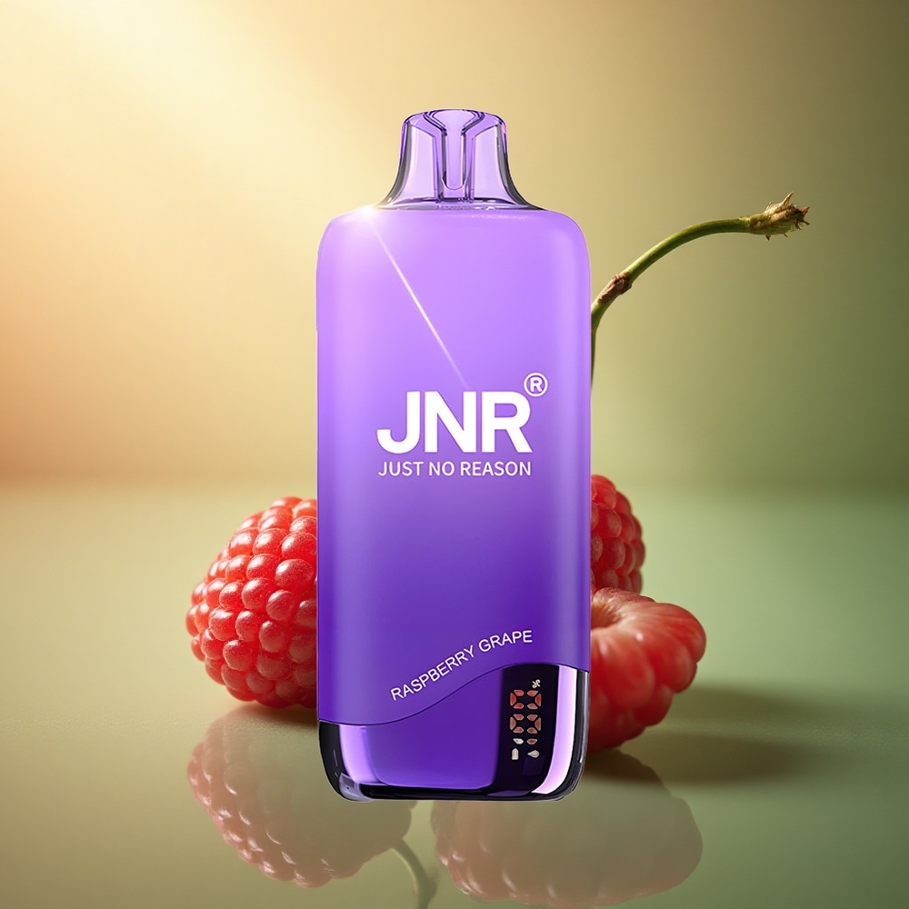 JNR Rainbow 10500 توت العليق والعنب 0.8 أوم 18 مل 600 مللي أمبير