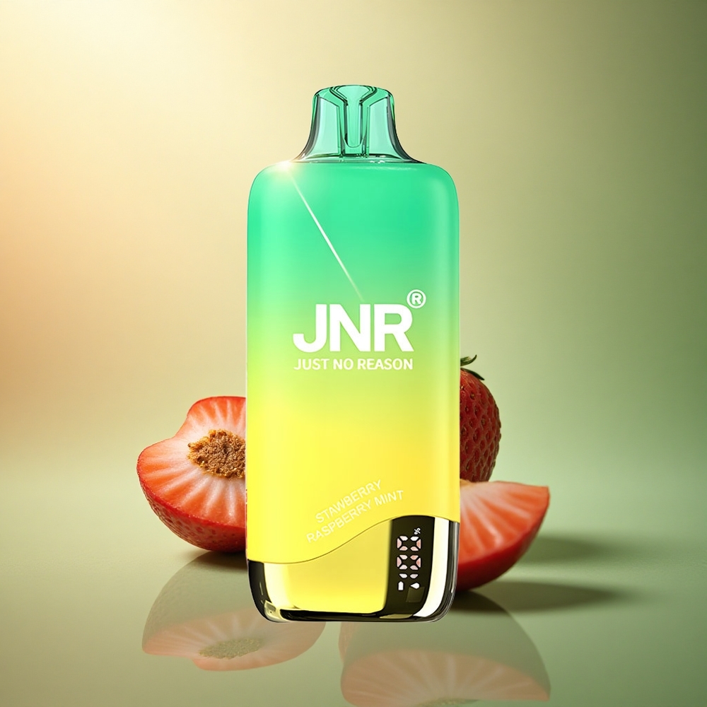 JNR Rainbow 10500 فراولة خوخ بالنعناع - بطارية 600 مللي أمبير