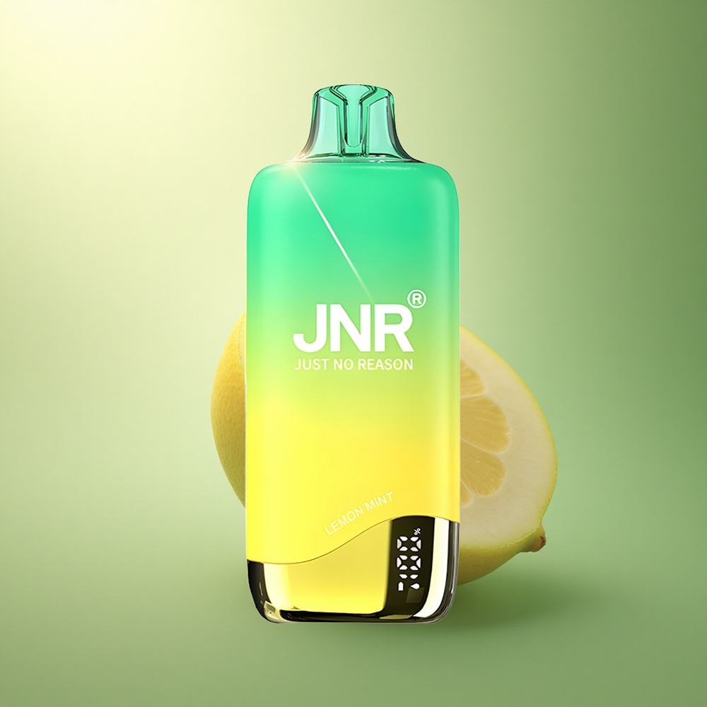 JNR Rainbow 10500 ليمون نعناع بشاحن USB-C وبطارية 600 مللي أمبير وسعة خزان 18 مل