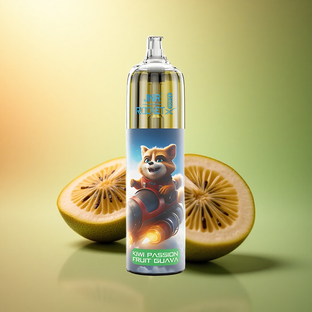 JNR Rocket-X 12400 كيوي شغاف جوافة مع ضبط تدفق الهواء وإضاءة RGB ومللي أمبير 850