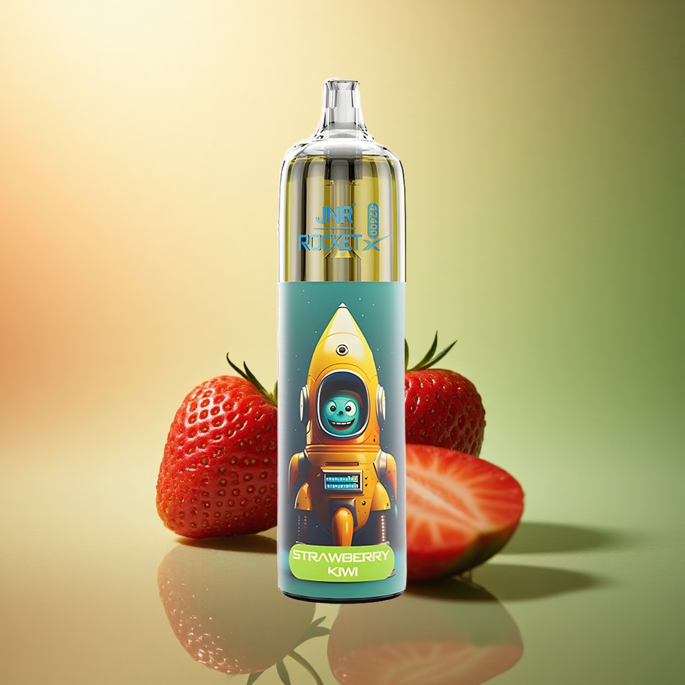 JNR Rocket-X 12400 فراولة كيوي مع ضبط تدفق الهواء وضوء آر جي بي