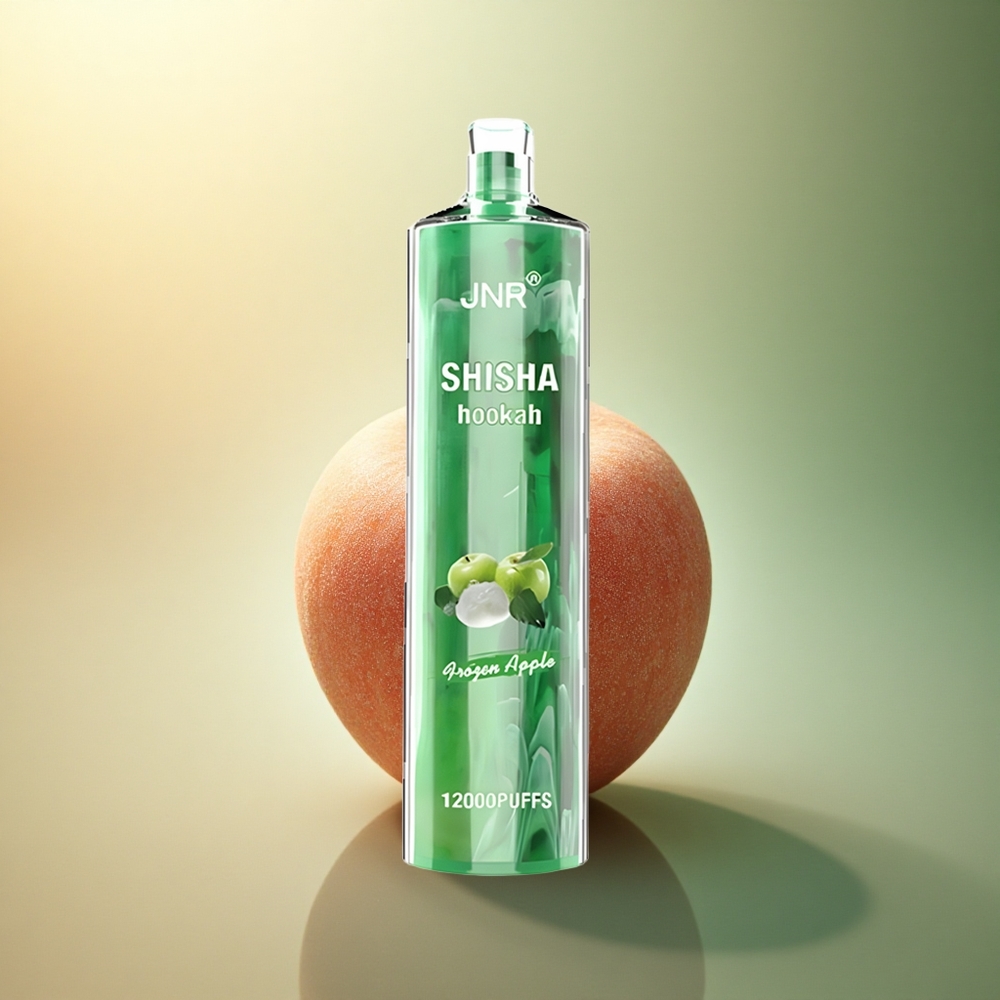 JNR Shisha Hookah 12000 التفاحة المجمدة 24 مل 750 مللي أمبير