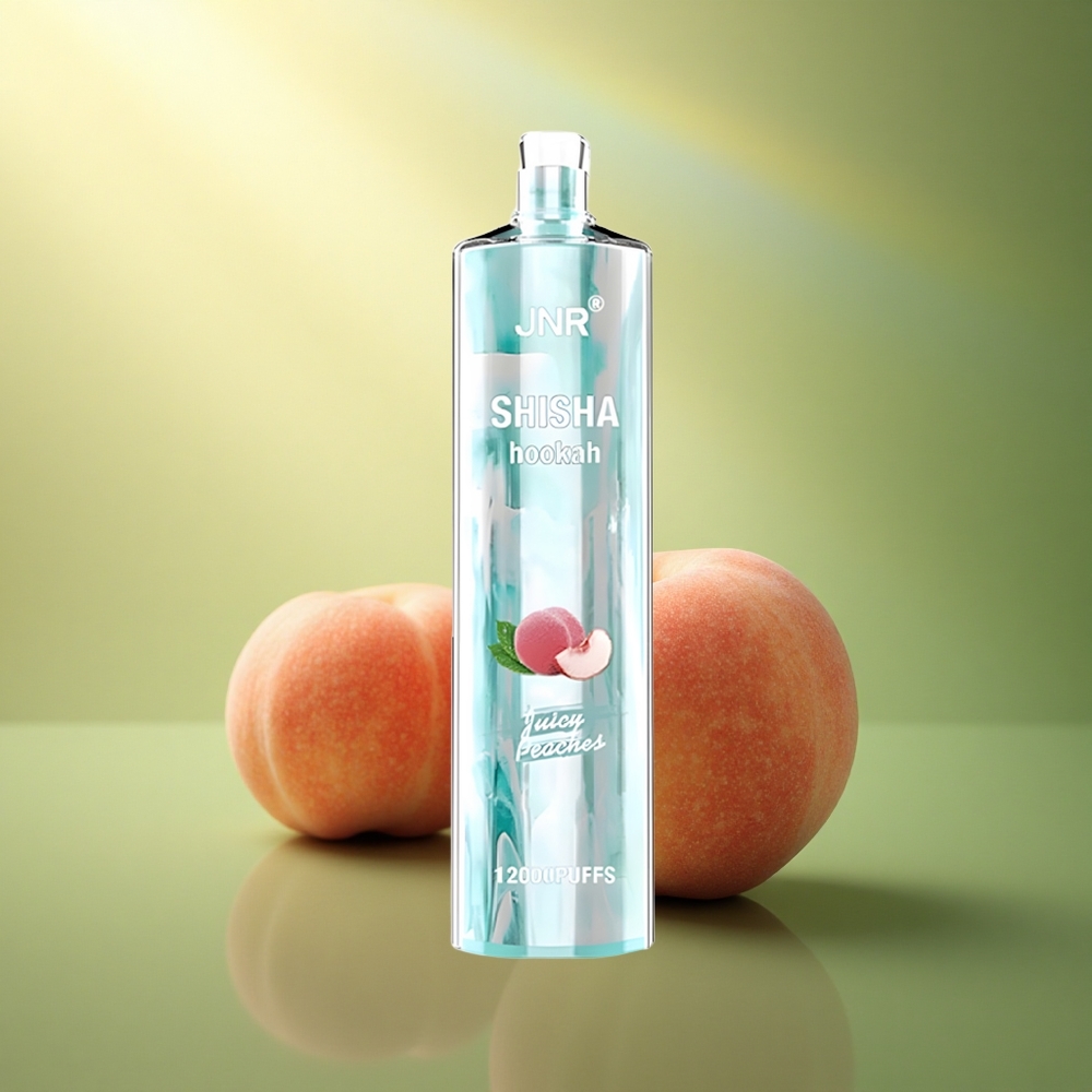 JNR Shisha Hookah 12000 الخوخ العصيري 750 ملي أمبير 24 مل
