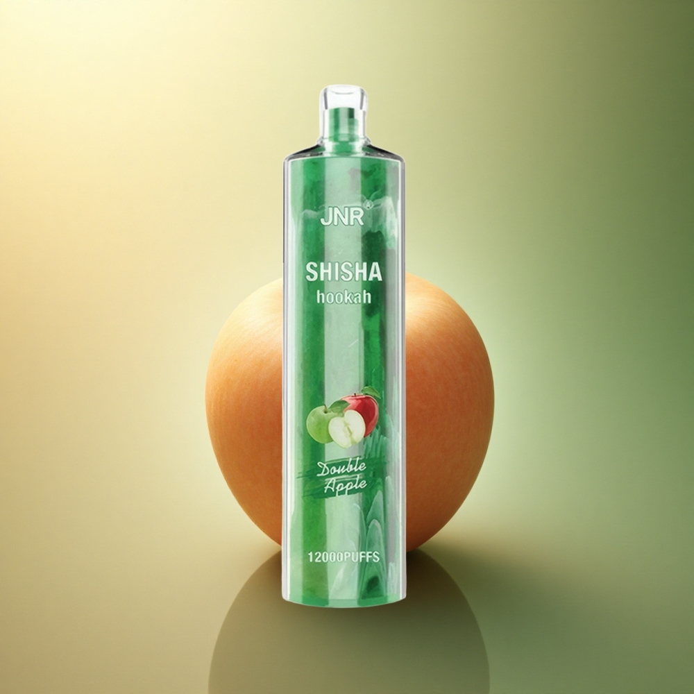 JNR Shisha Hookah 12000 تفاحتين مع بطارية 750 مللي أمبير