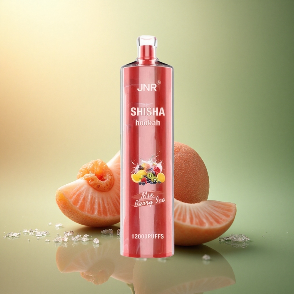 JNR Shisha Hookah 12000 توت الجليد 750mAh 24ml
