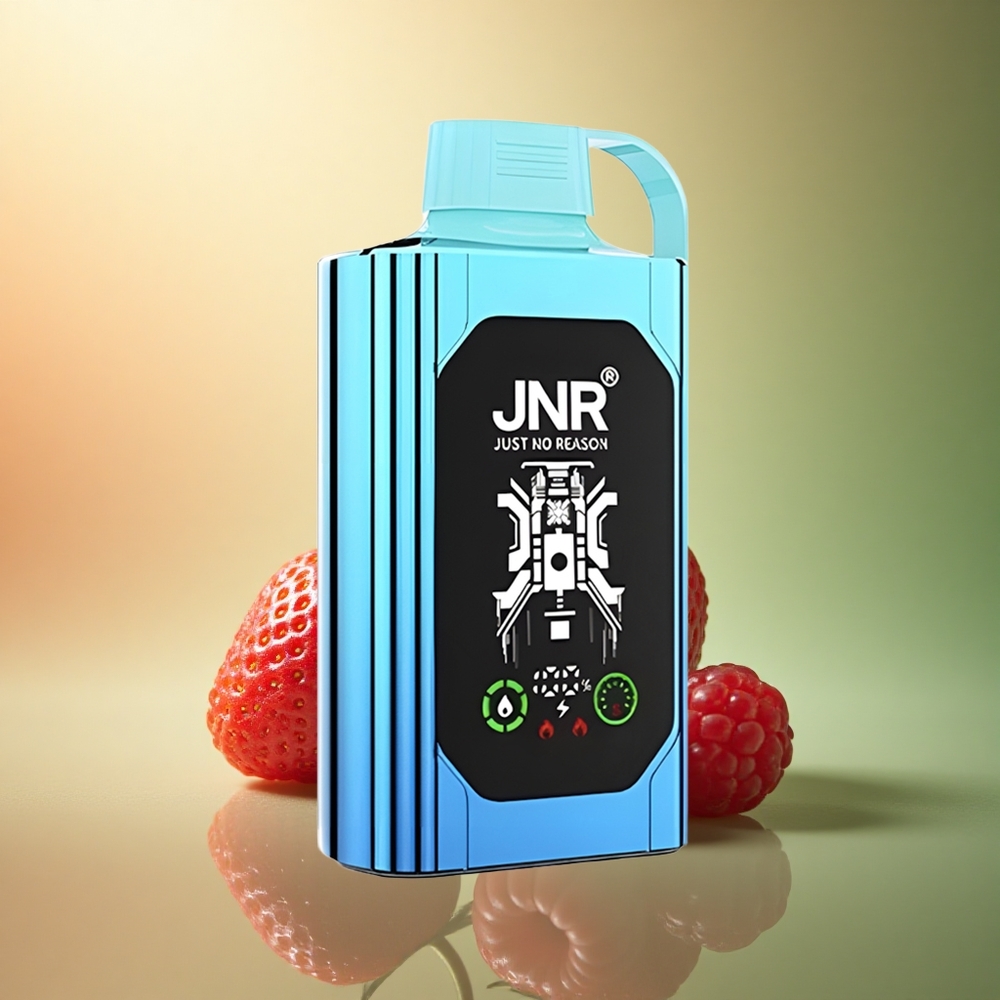 JNR Shisha Hookah Box 20500 حلوى الفراولة والتوت مع شحن سريع Type-C وسعة بطارية 1000mAh