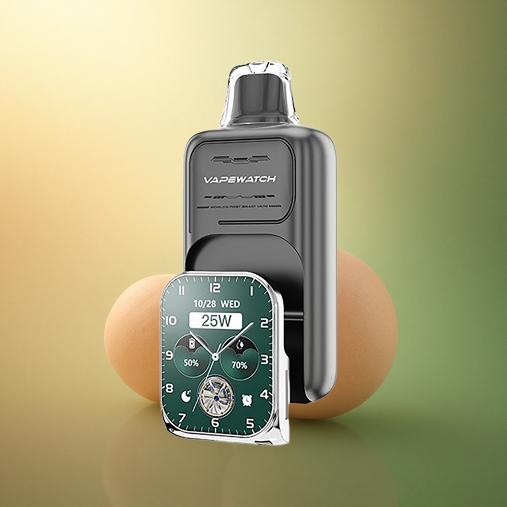 JNR VapeWatch 30000 التوت الثلاثي مع سعة بطارية 1000 مللي أمبير وسعة السائل 19 مل