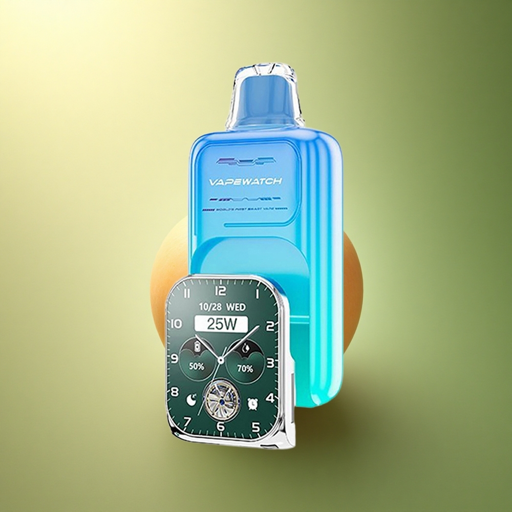 JNR VapeWatch 30000 تفاح حامض جليد - 1000 ملي أمبير ساعة - محتوى النيكوتين 5%