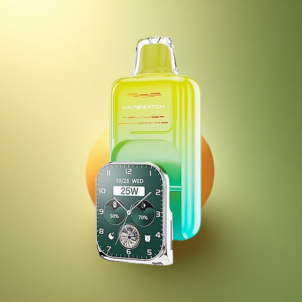 JNR VapeWatch 30000 مانجو البرتقالي 1000mAh 19mL نيكوتين 5%