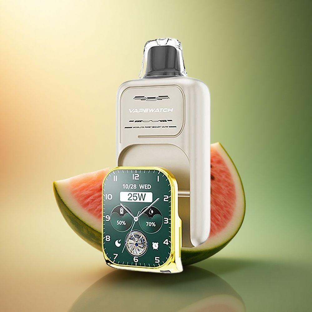 JNR VapeWatch 30000 بطيخ مثلج بـ 5% نيكوتين وشاحن نوع سي