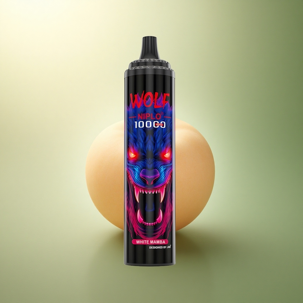 JNR Wolf Niplo 10000 الأفعى البيضاء بمللي أمبير 650 ونيكوتين 5٪