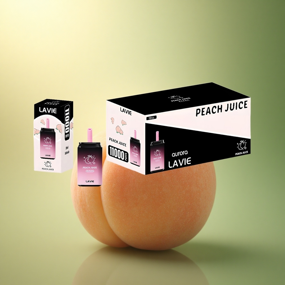 Lavie Aurora 11000 Puffs عصير الخوخ 22مل 5% نيكوتين
