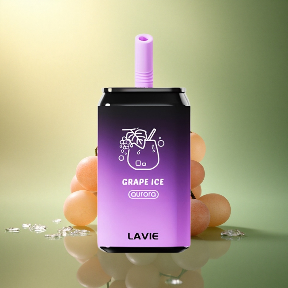 Lavie Aurora 11000 Puffs عنب جليد 22مل 5% نيكوتين